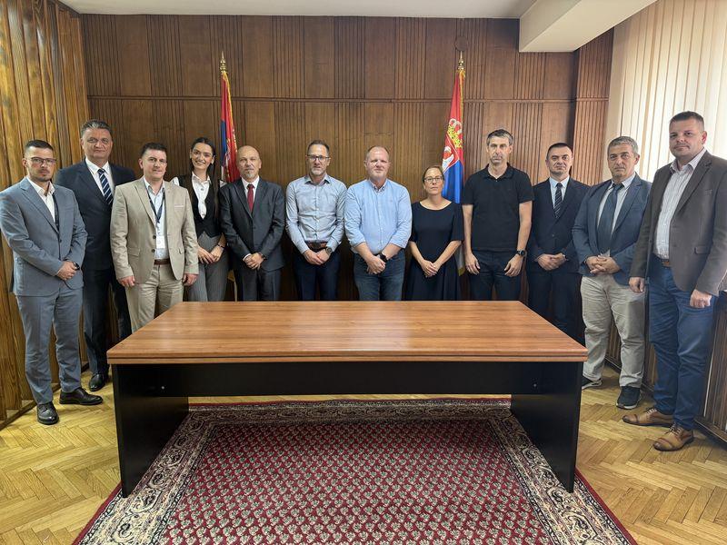 Стручна посета представника Канцеларије за заштиту тајних података Владе Републике Словеније Канцеларији Савета за националну безбедност и заштиту тајних података реализована од 3. дo 5. септембра 2025. године Галерија