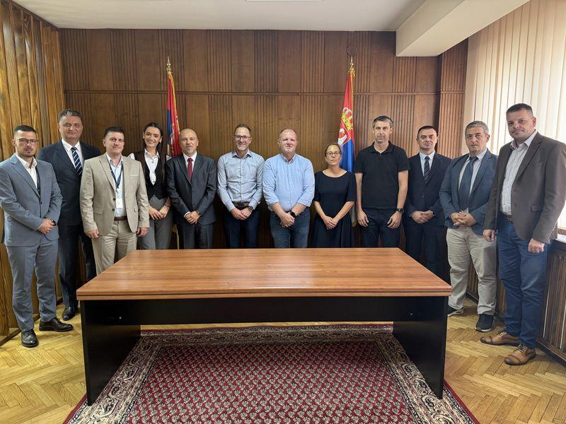 Стручна посета представника Канцеларије за заштиту тајних података Владе Републике Словеније Канцеларији Савета за националну безбедност и заштиту тајних података реализована од 3. дo 5. септембра 2025. године Галерија